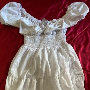 White Graduation Dress